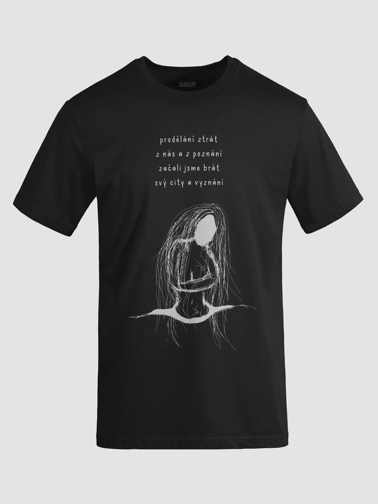 Prodelání ztrát Black T-shirt product image (2)
