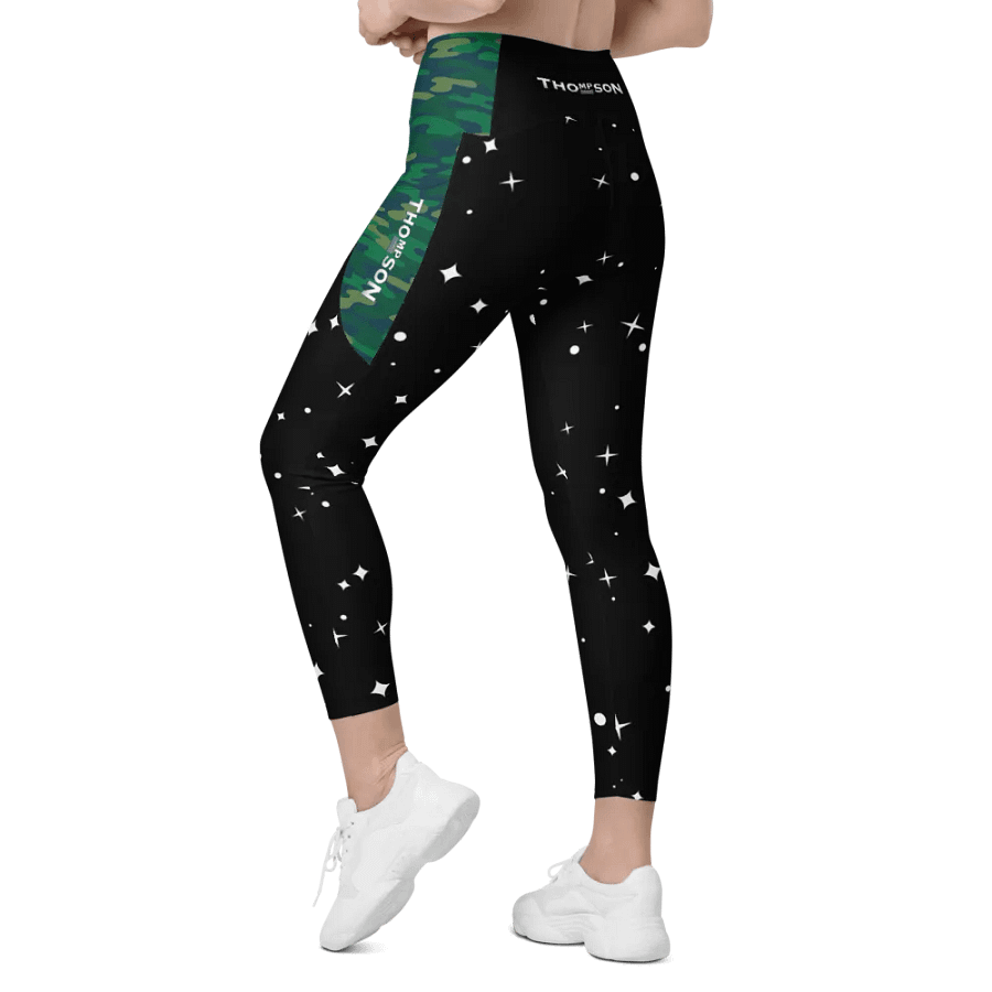 Starry Night Crossover Leggings with Pockets M.P. Thompson product image (7)