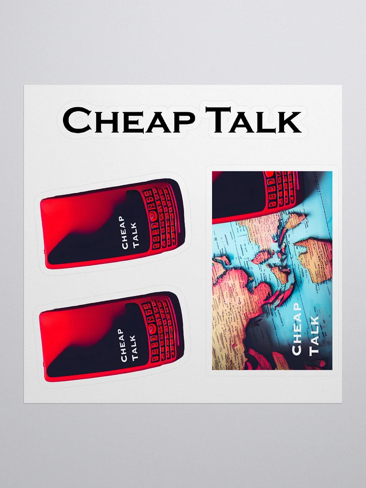 Cheap Talk Sticker Sheet product image (1)