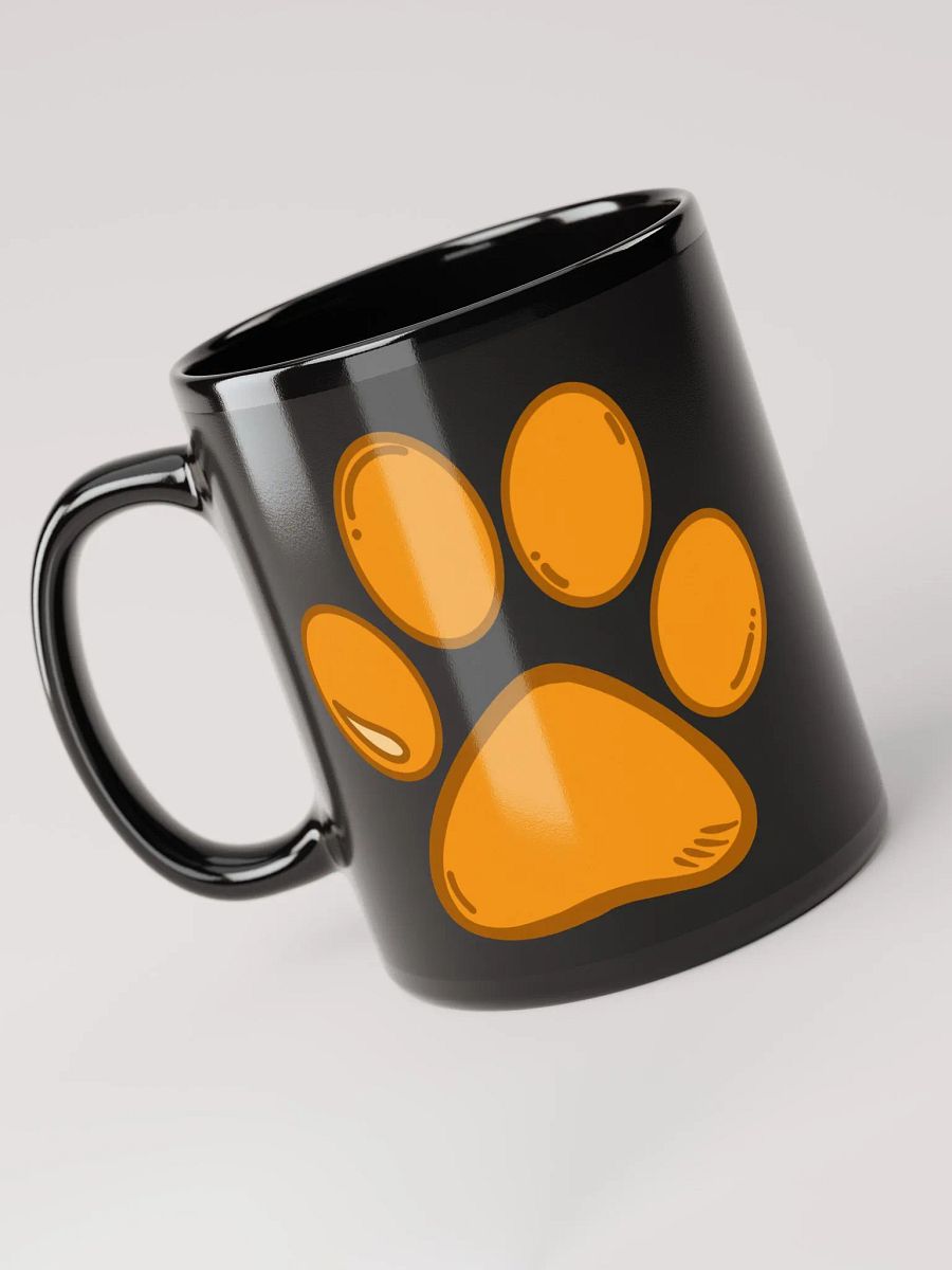 (Black) Orange Paw Mug product image (5)