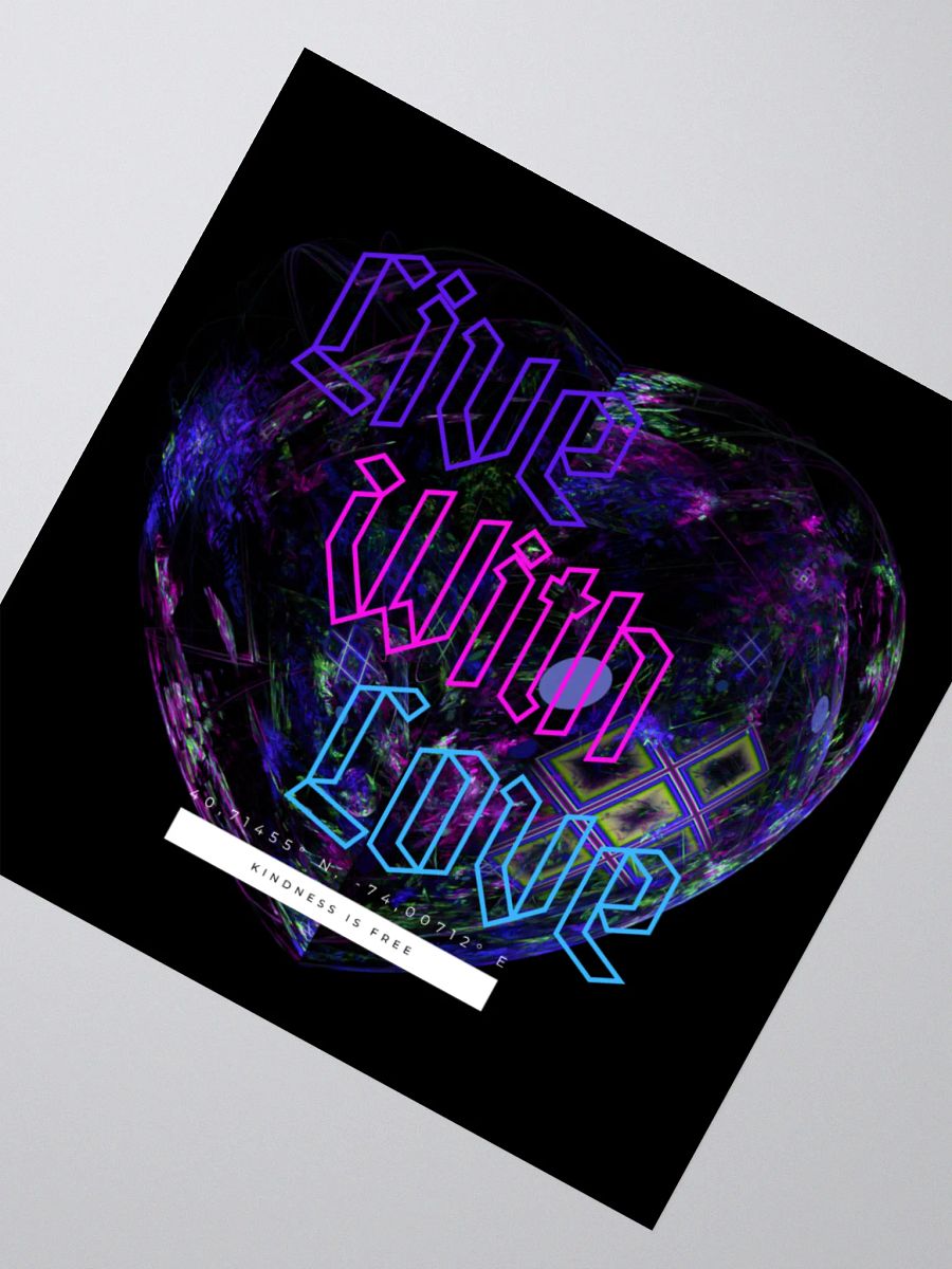 Live with Love Sticker product image (6)