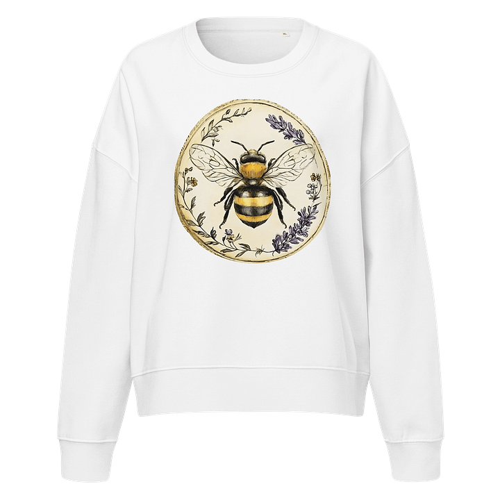 Bee-utiful Organic Crew Neck Sweatshirt product image (1)