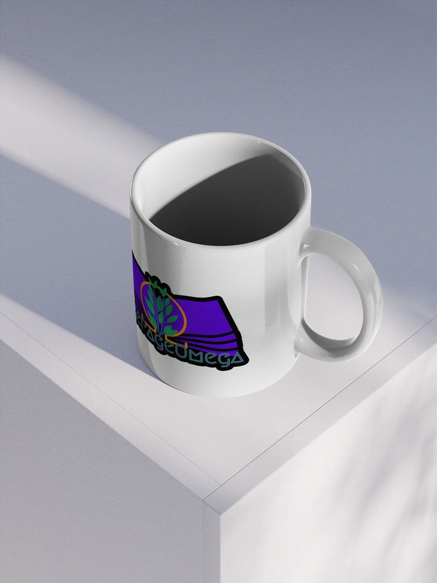 White Glossy Mug - SagePageOmega product image (3)