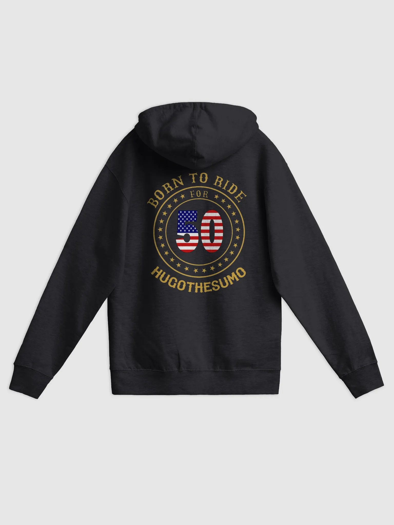 Born to Ride for HugotheSumo 50th President Zip Up Hoodie product image (4)