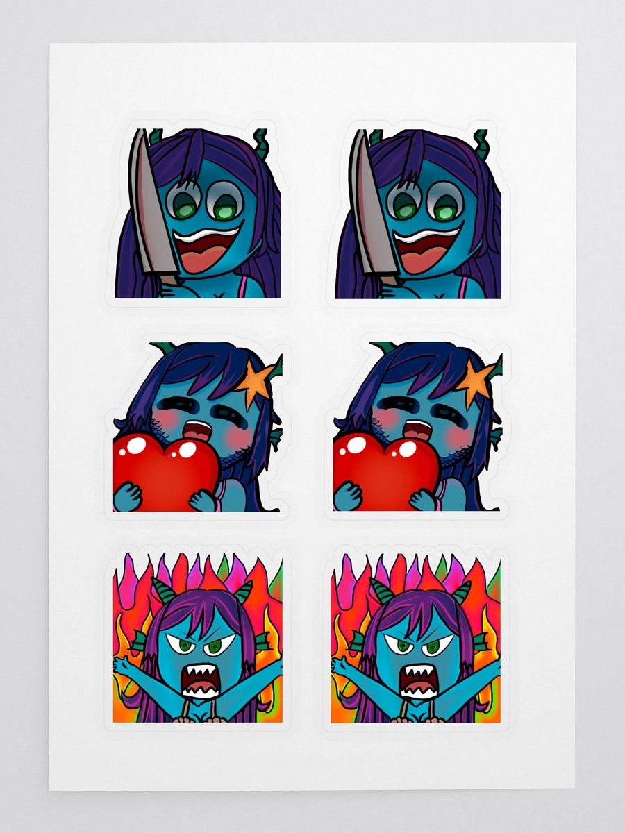 Gilbetta Emotes Sticker Sheet! product image (3)