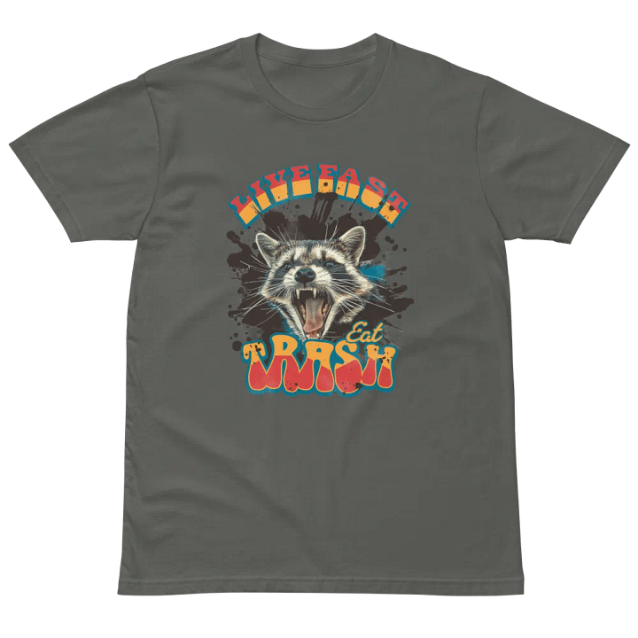 Live Fast Eat Trash Tshirt product image (2)