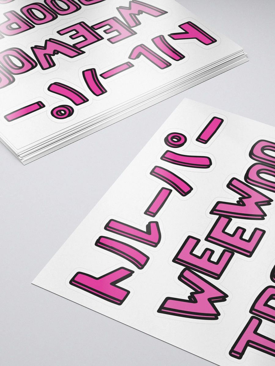 THE WEEWOO COLLECTION STICKERS (EIJTROOPER) product image (5)