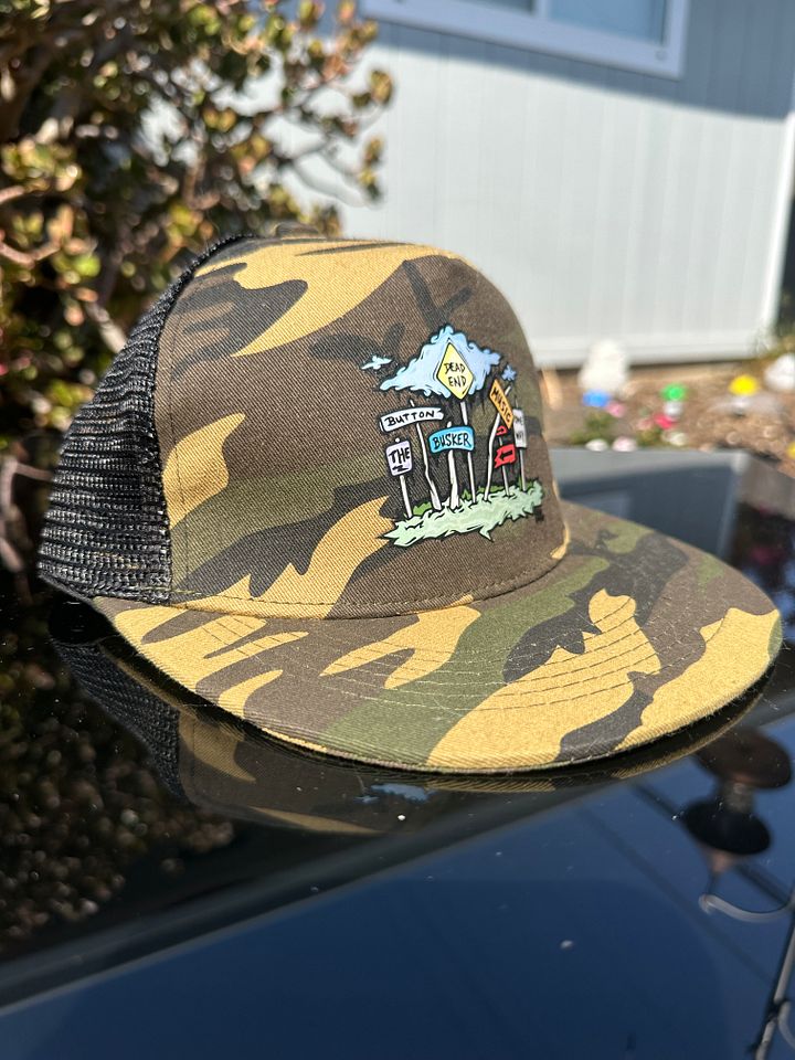 Button the Busker Snapback OG Street Art (Camouflage) product image (1)