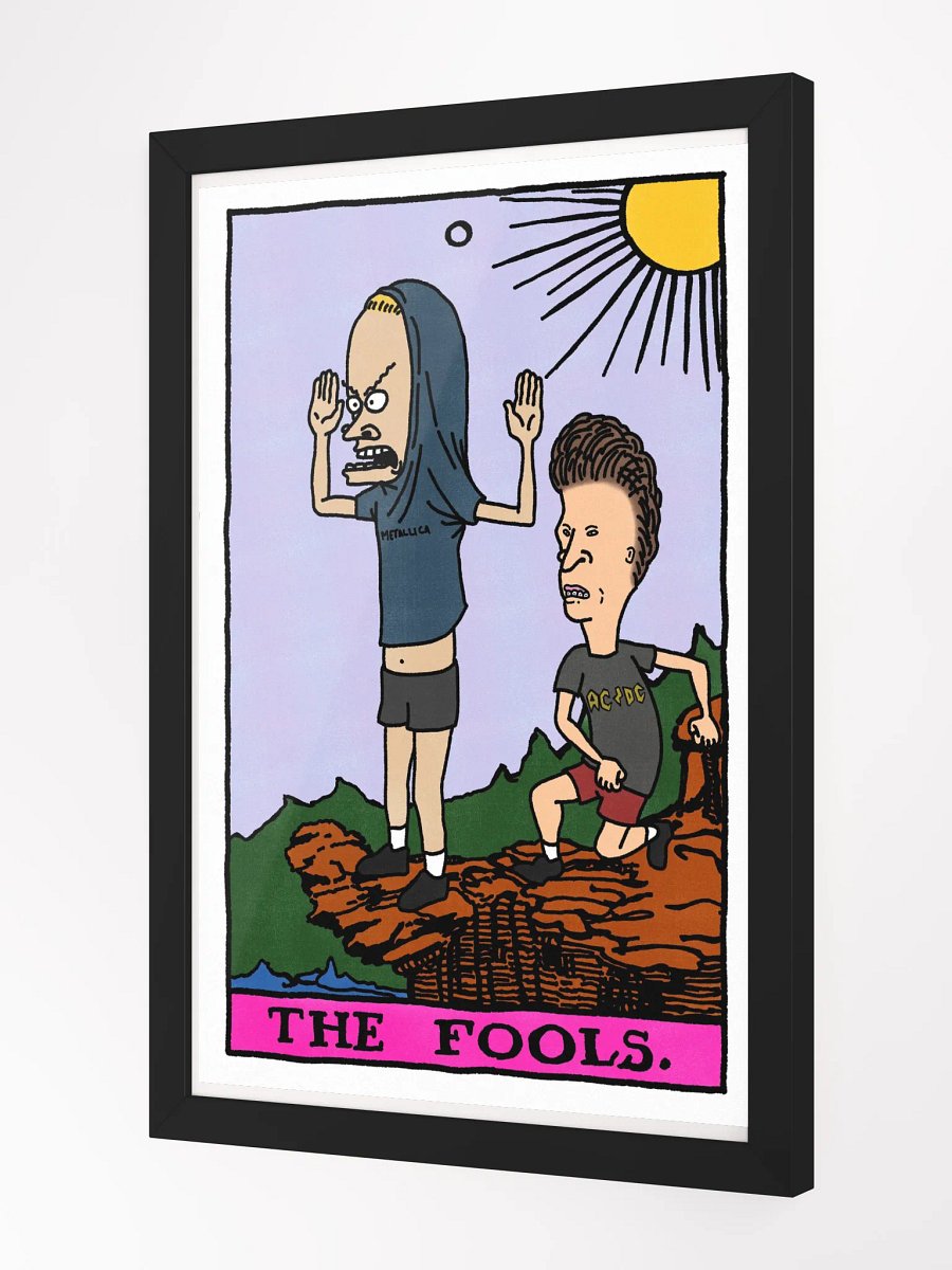 Cornholio Beavis and Butthead Fool Tarot Card Framed Print product image (2)