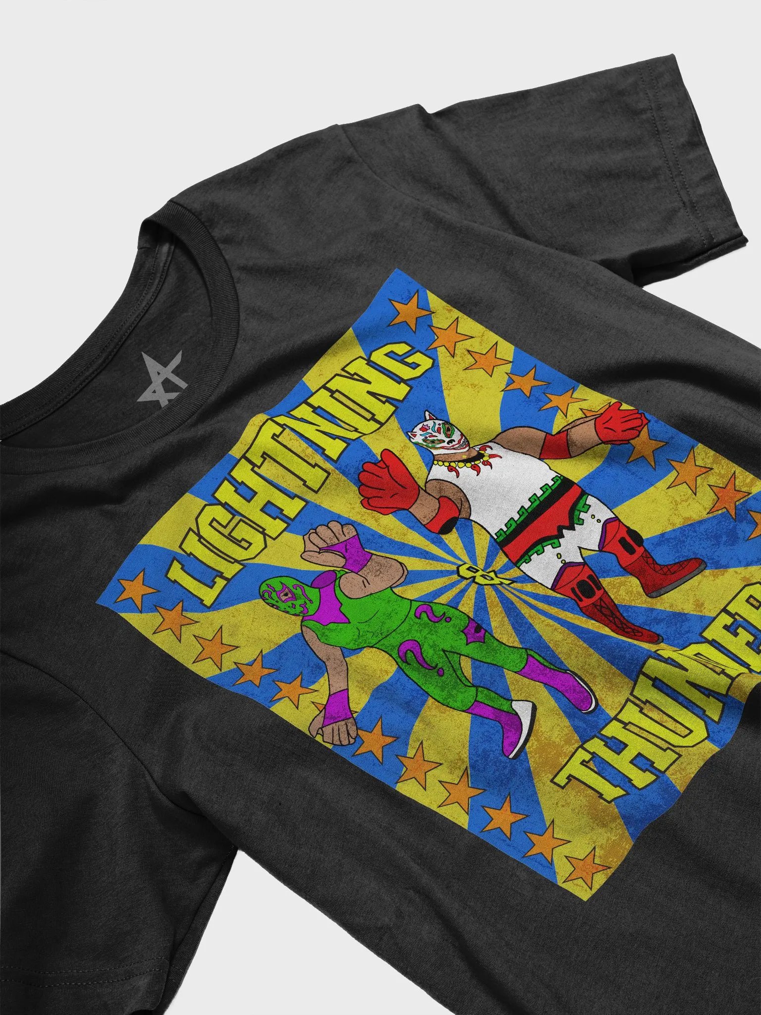 Lightning & Thunder Lucha Figures T-Shirt product image (23)