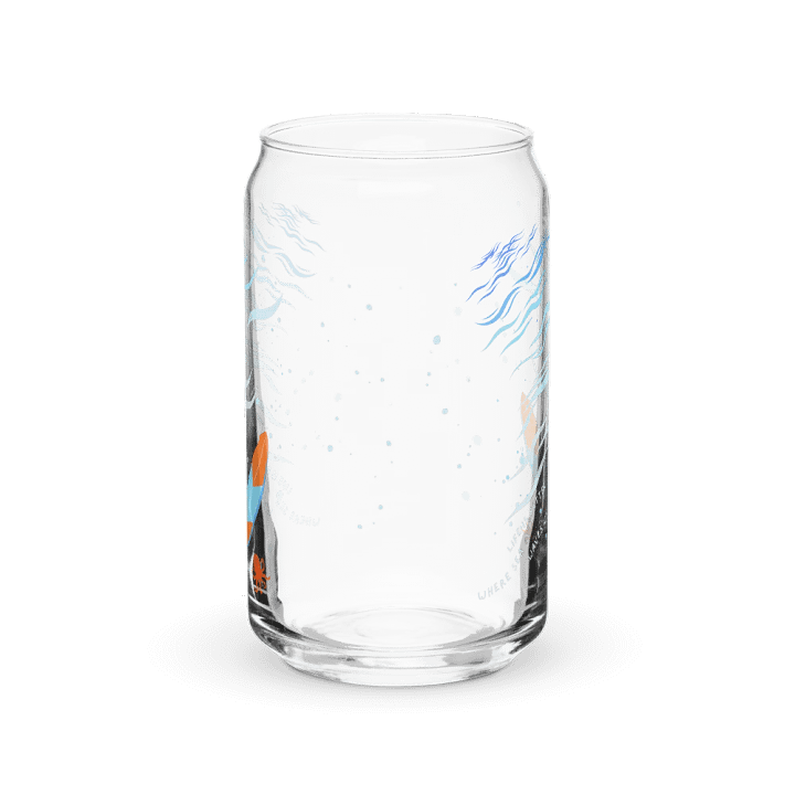 Life Is Better Where Sea Waves Whisper Can-Shaped Glass ( Side -Sea- ) product image (2)