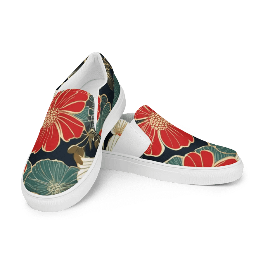 Floral Bliss Slip-On Canvas Shoes product image (11)