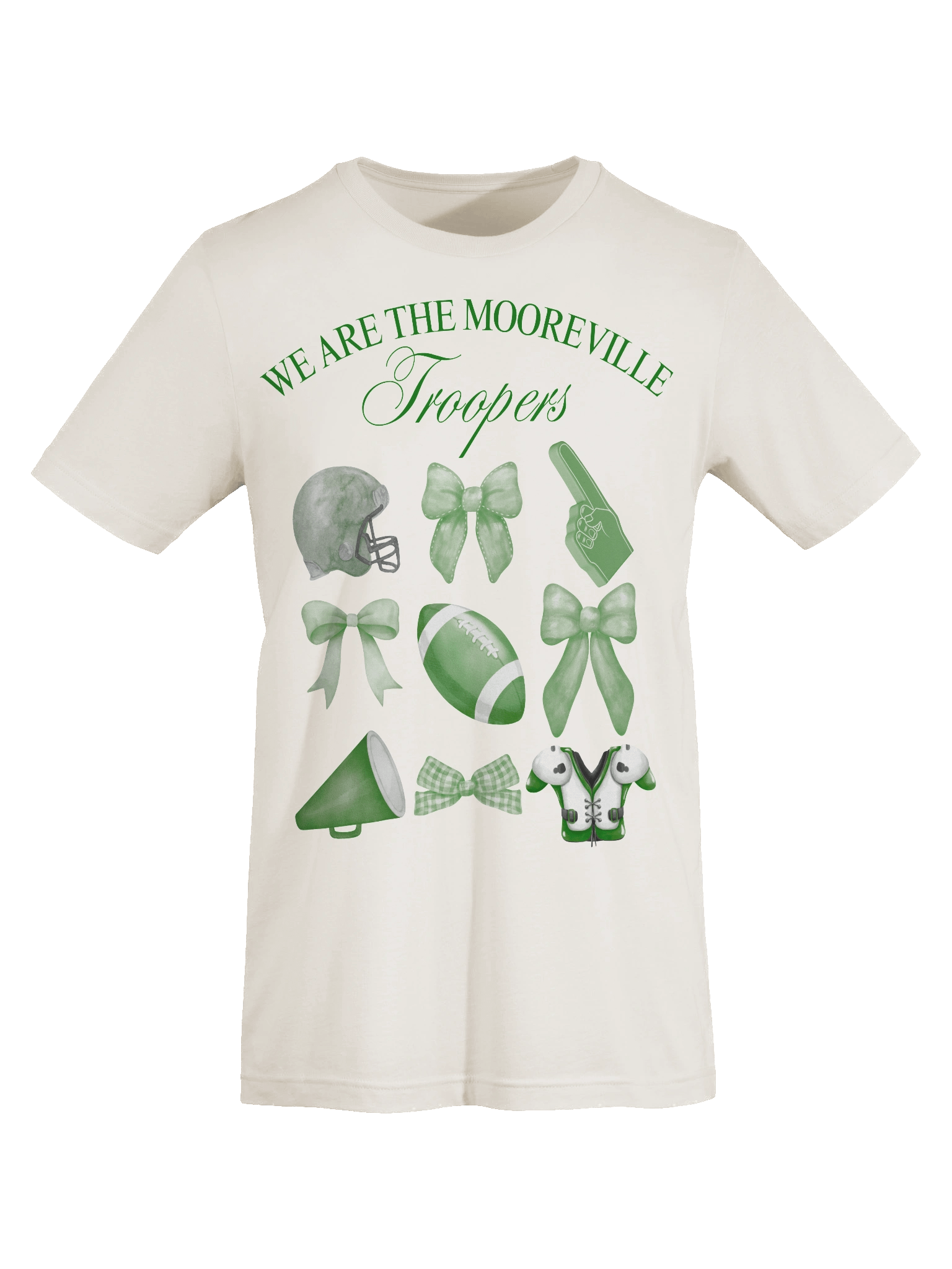Bows and Footballs T-Shirt product image (7)