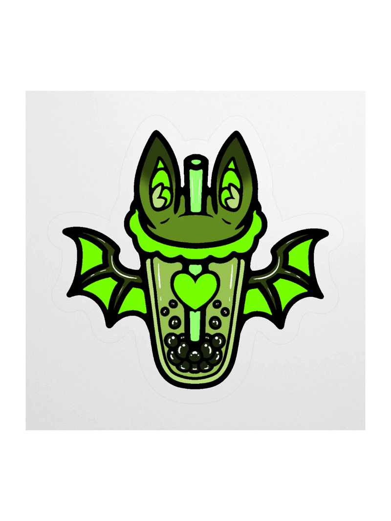 MatchaEXE Green Bobat Sticker