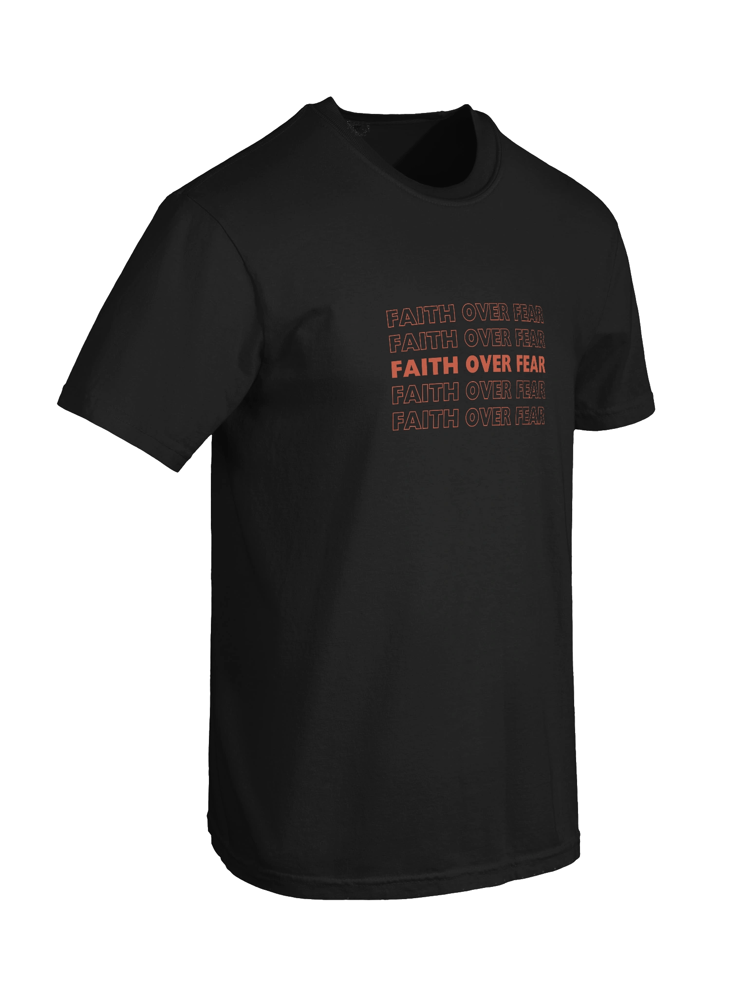 Faith Over Fear Heavyweight Tshirt product image (8)