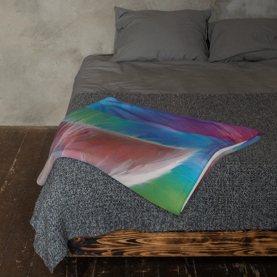 Rainbow Kitten Throw Blanket product image (23)
