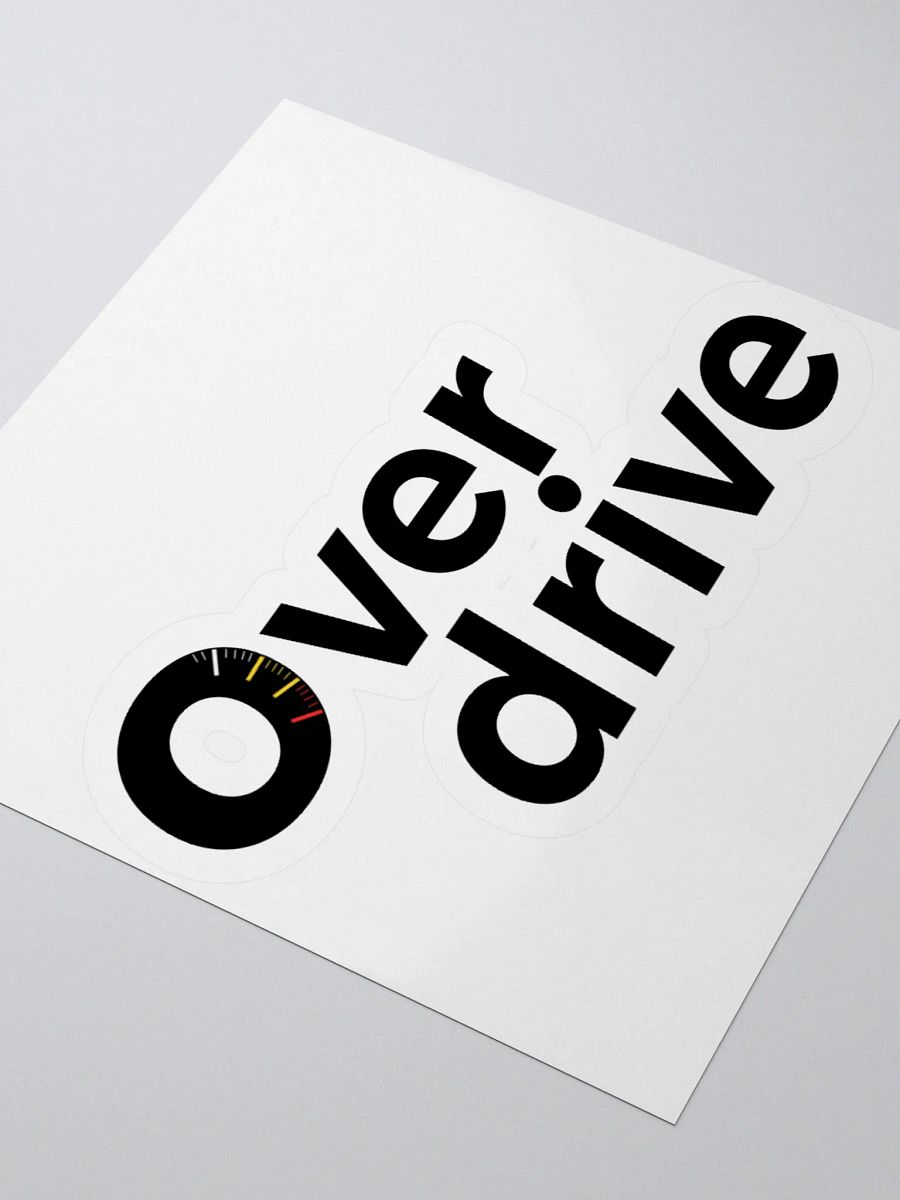 overdrive kiss cut sticker product image (8)