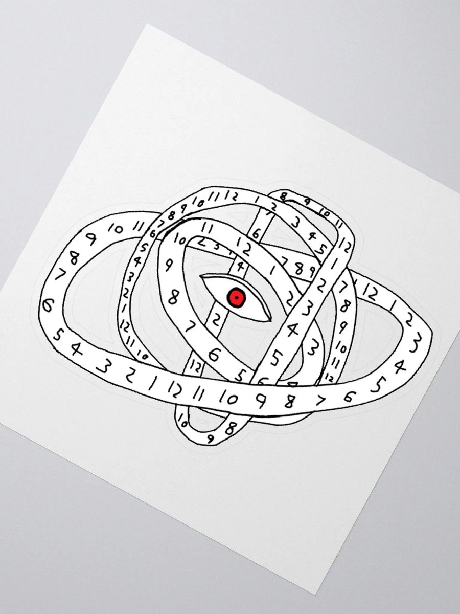 Biblically Accurate Clock Sticker product image (6)