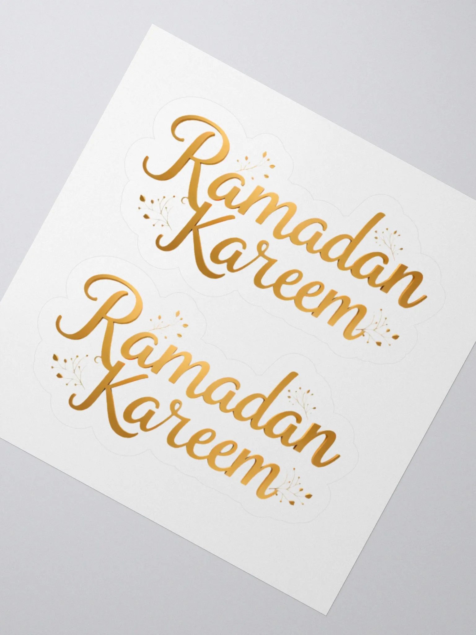 Golden Ramadan Kareem Sticker – Spread the Blessings of the Holy Month product image (4)