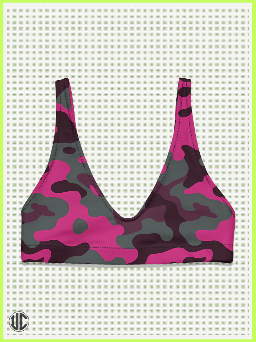 UnkoCon – Savage Woodland Camo Bikini Top product image (1)