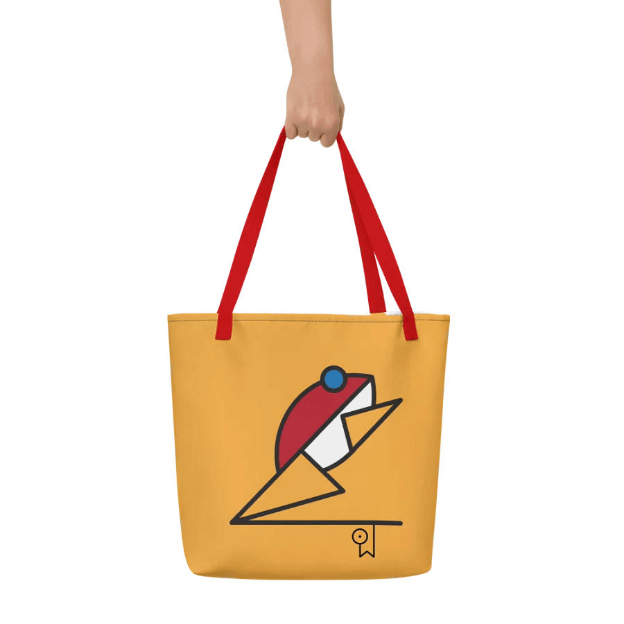 Bau Frog Icon / MO Tote Bag / Yellow product image (6)