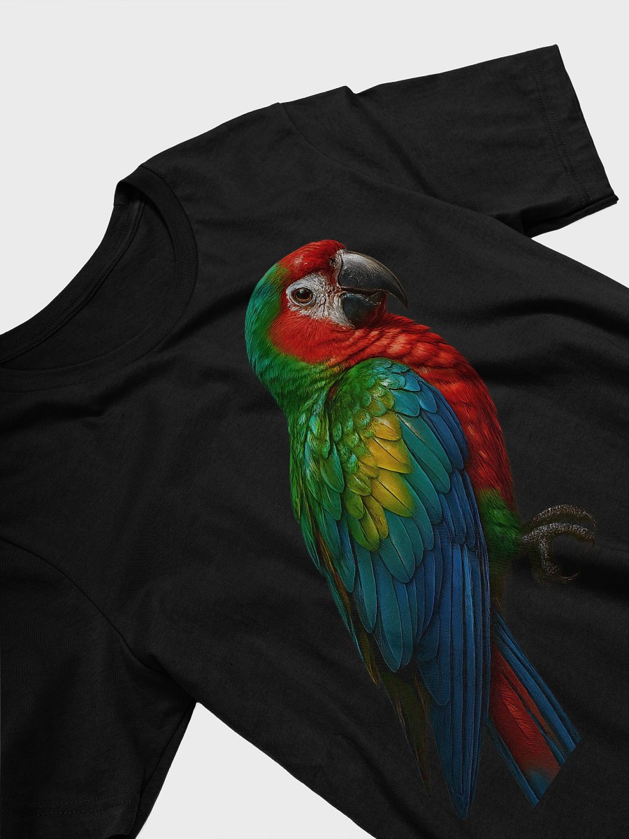 Vibrant Parrot Feathers T-Shirt product image (3)