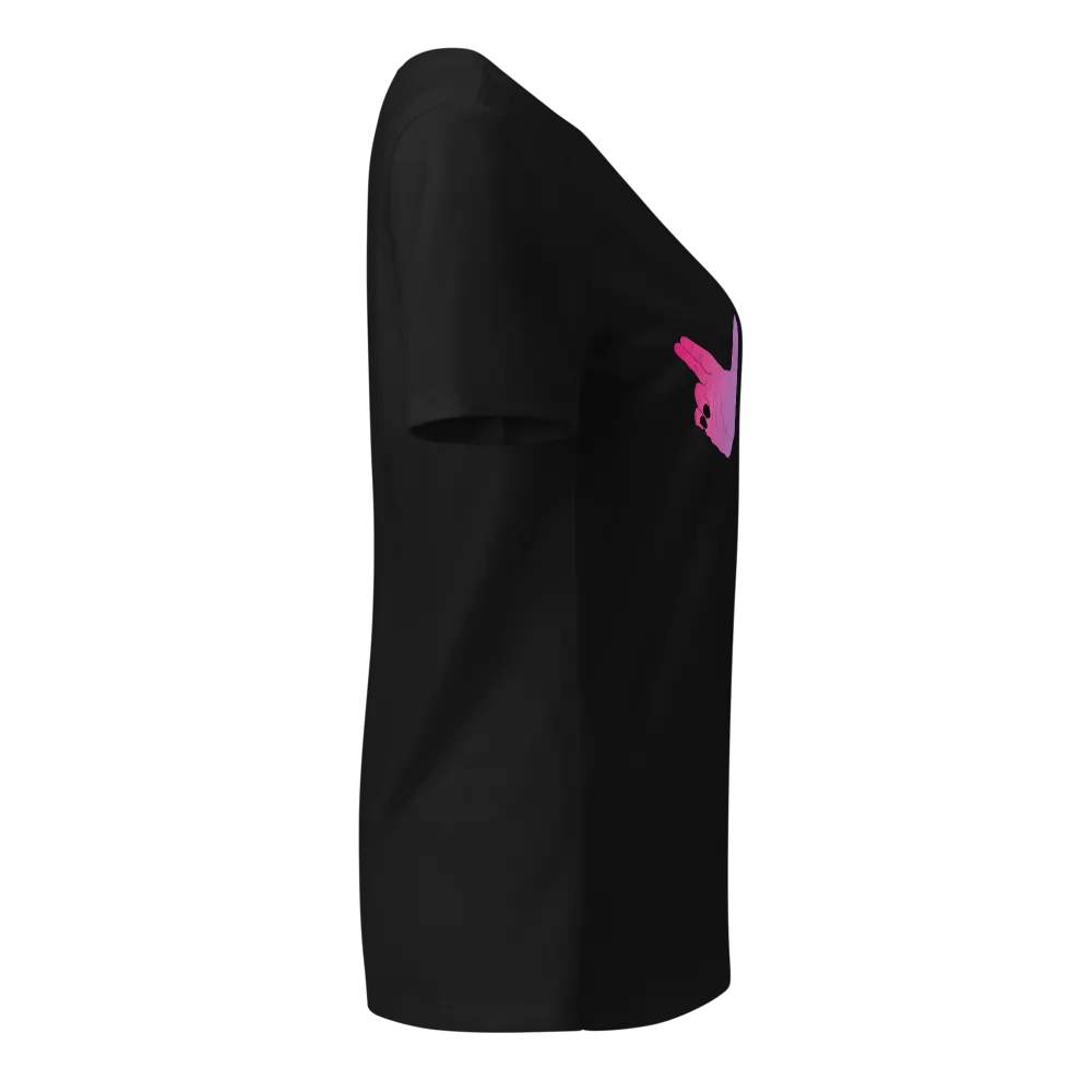 Finger Guns (bi flag) V Neck product image (3)