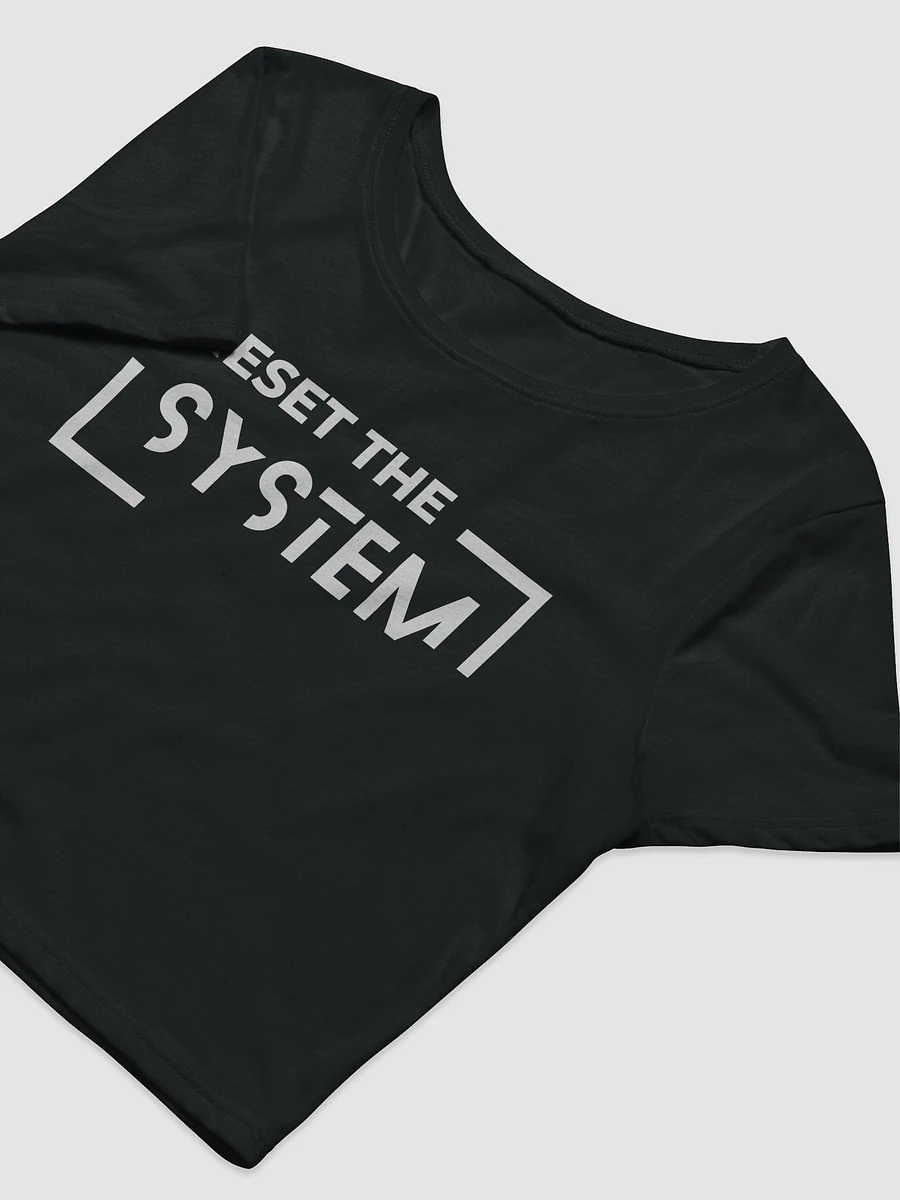 Women's crop tee reset the system product image (6)
