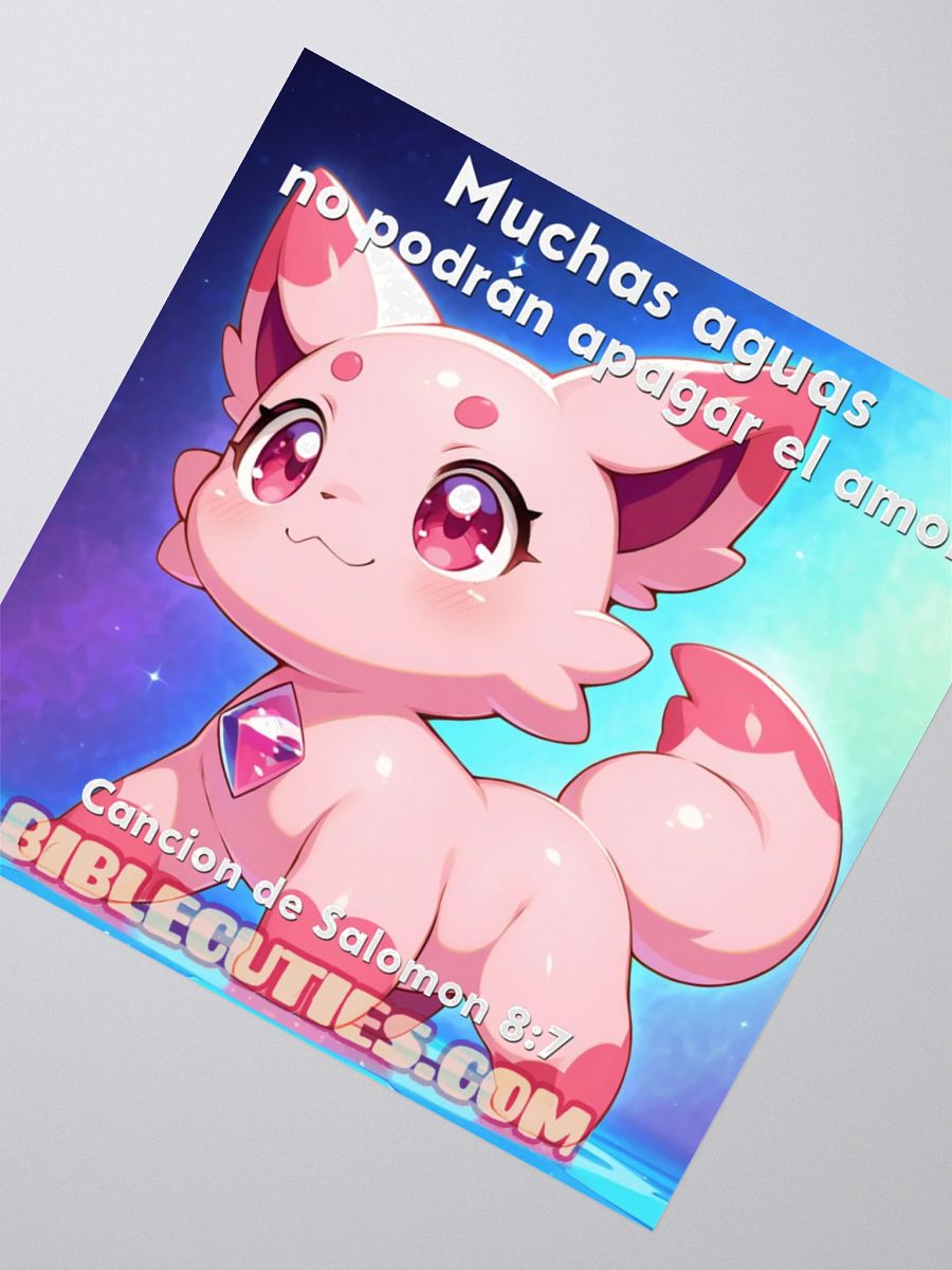 Amigitos Biblicos (Bible Cuties) Naomi – Muchas aguas no podran apagar el amor Calcomania / Pegatina product image (4)