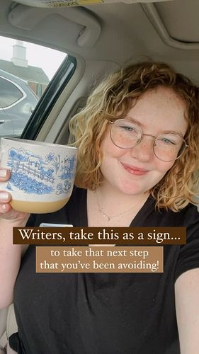 Putting your work out there? Querying agents? Writing that one scene that’s so vulnerable, it terrifies you to your very core...