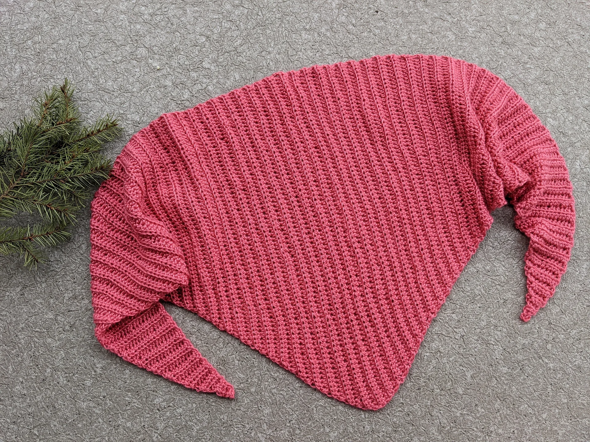 Crochet Triangular Shawl Pattern product image (9)