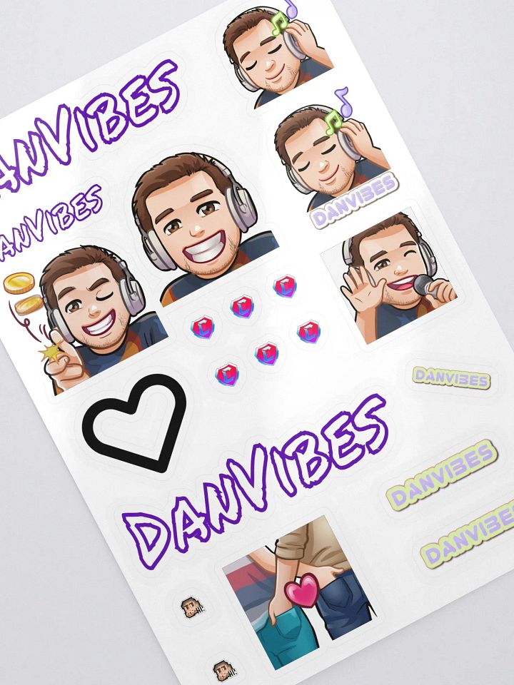 DanVibes - Sticker Sheet product image (2)