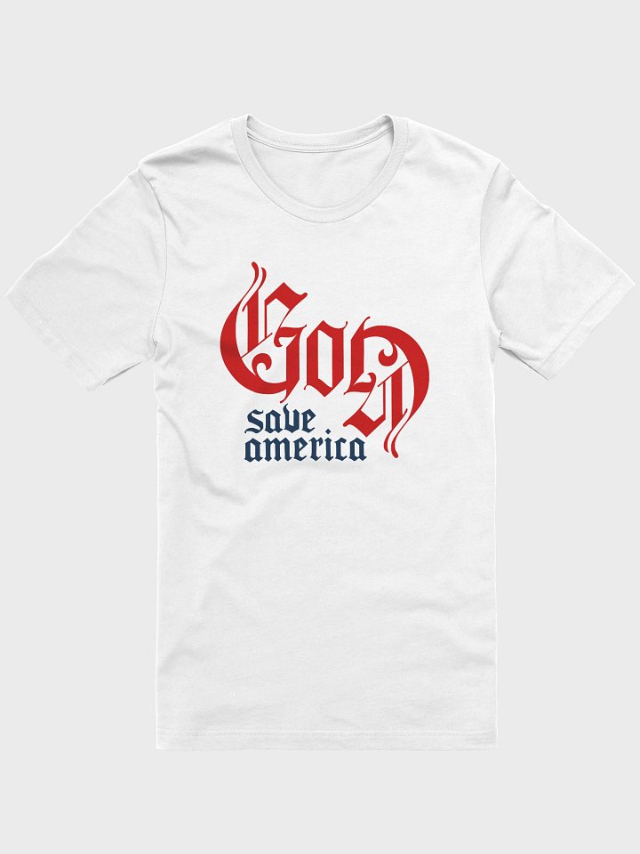 God Save America Red White Blue T-Shirt product image (1)