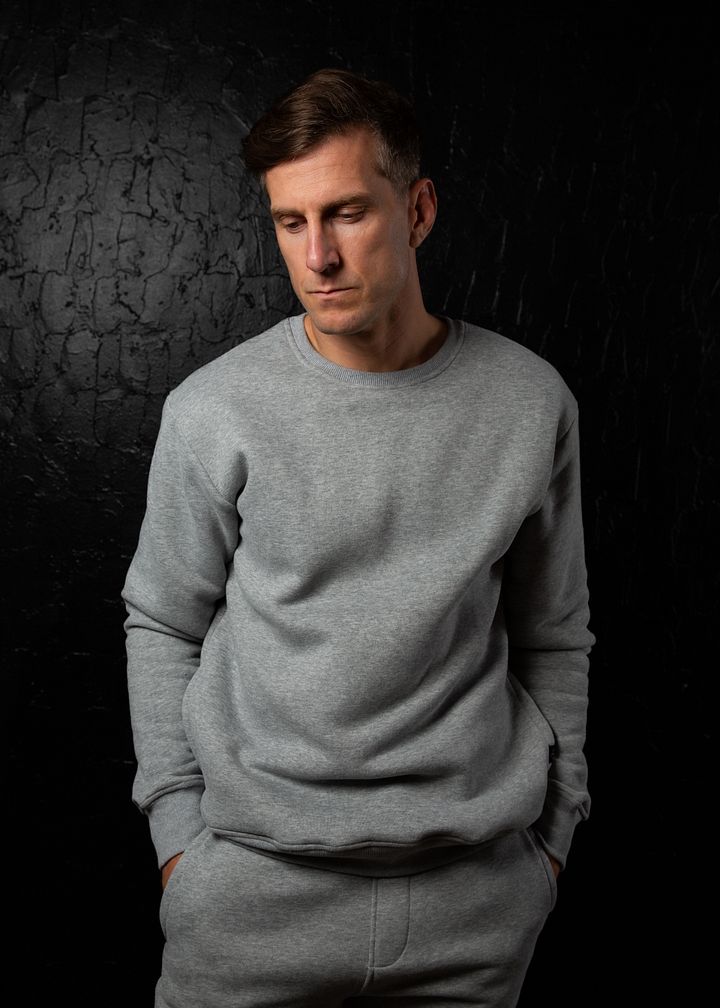 Heathered Fog Crewneck product image (1)