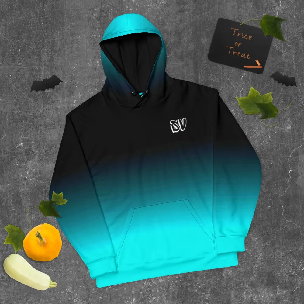 STRAIGHT VIBIN NEON COLOR FADE STYLE TANJIRO DEMON SLAYER HOODIE product image (9)