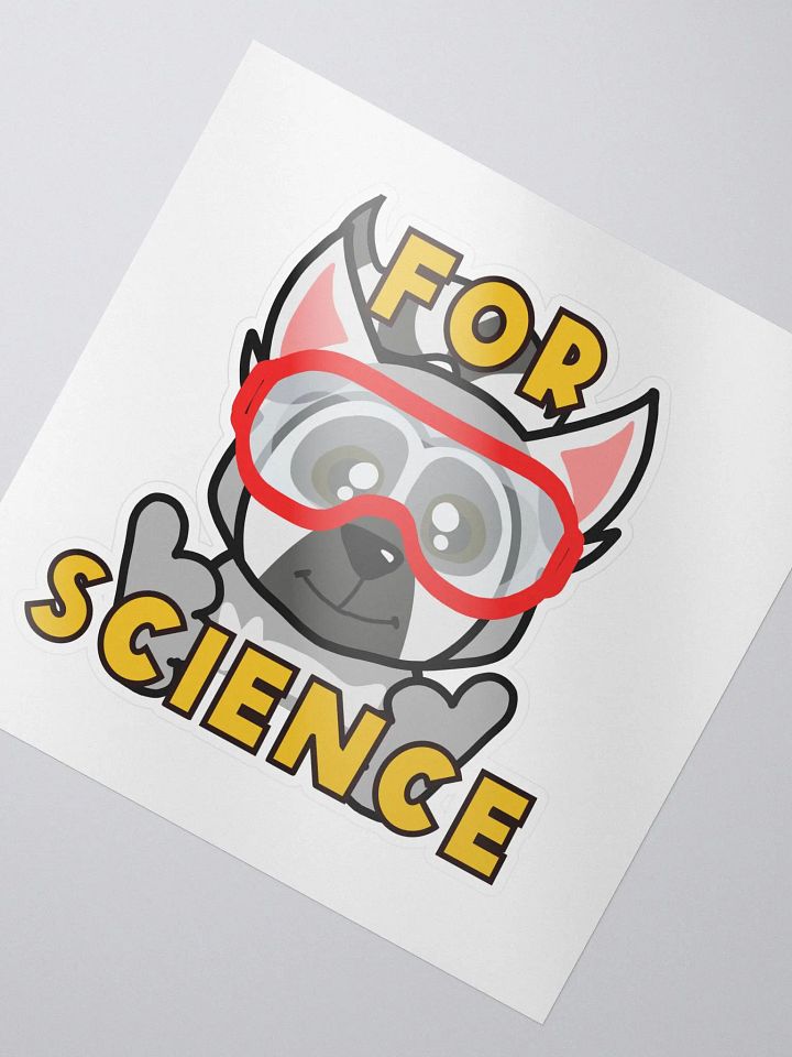 For Science Lemur Kiss-Cut Sticker product image (2)