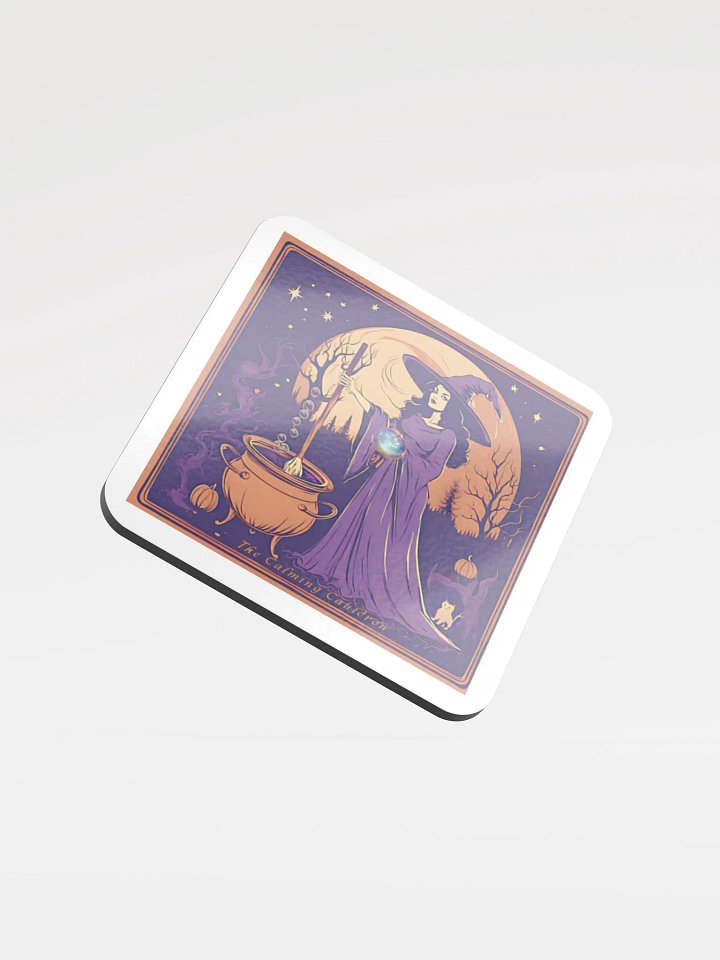 Enchanting Witchy Cork Coaster product image (1)