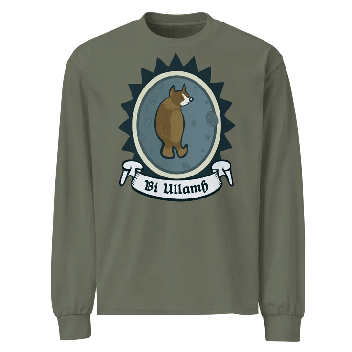 Béar Bí Ullamh AS Colour Premium Meáchan Trom Léine Sleeve Fada (Front Patch) product image (1)