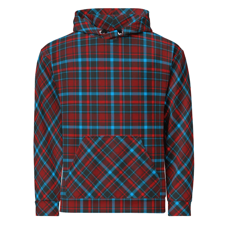 Jonny Rockford Branded Tartan Hoodie product image (1)