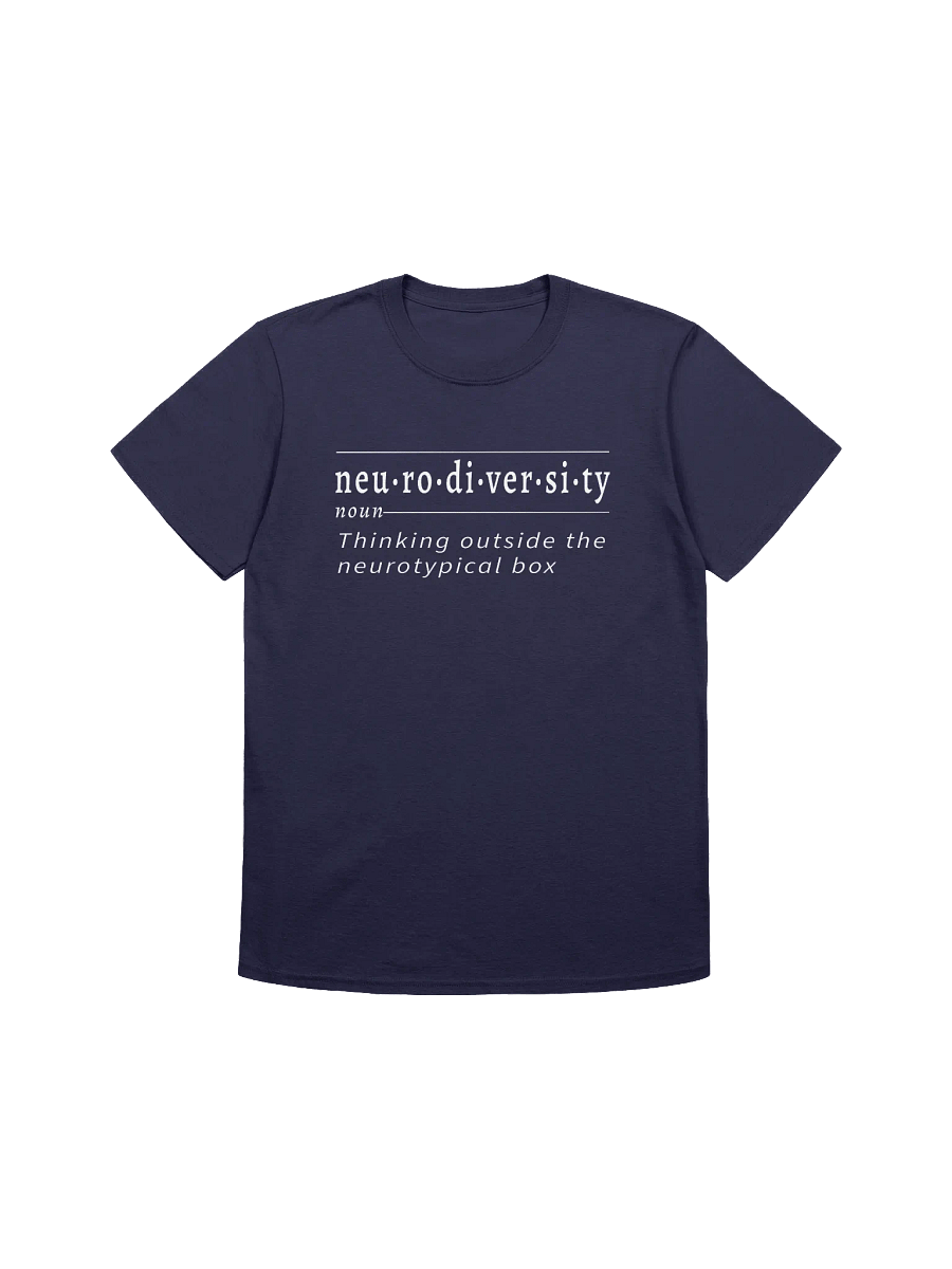 Neurodiversity Def Unisex Tee wht v1 product image (1)