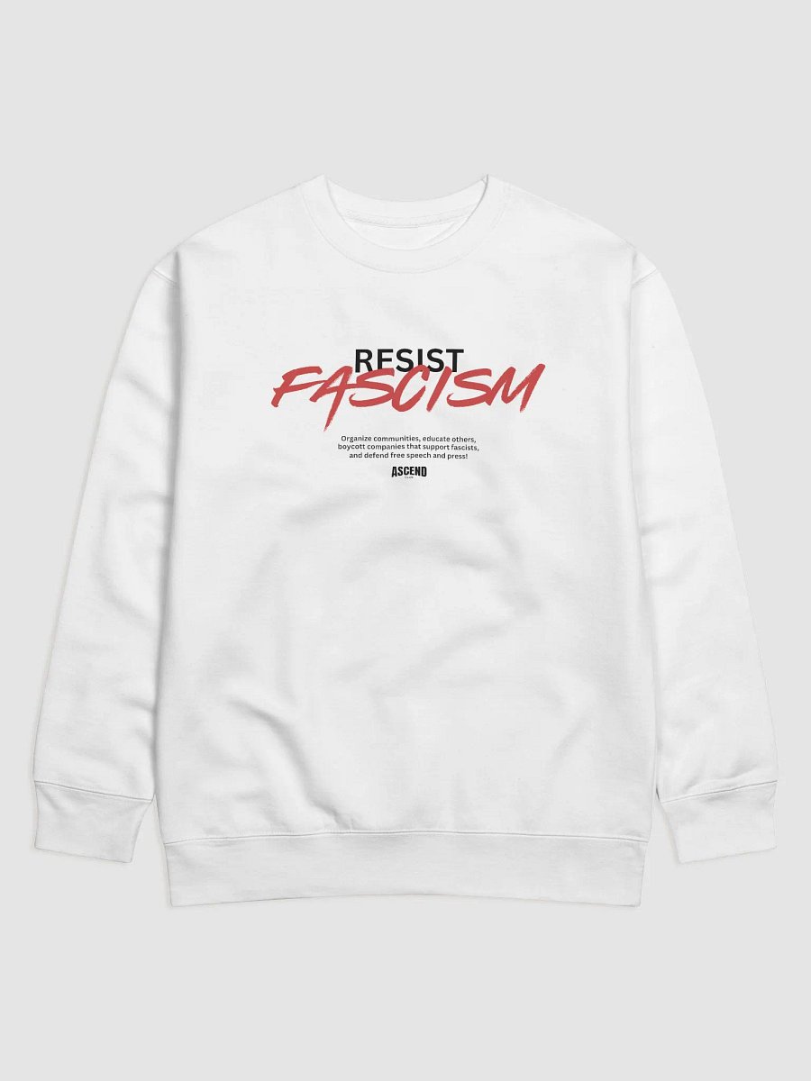 Resist fascism sweatshirt product image (1)