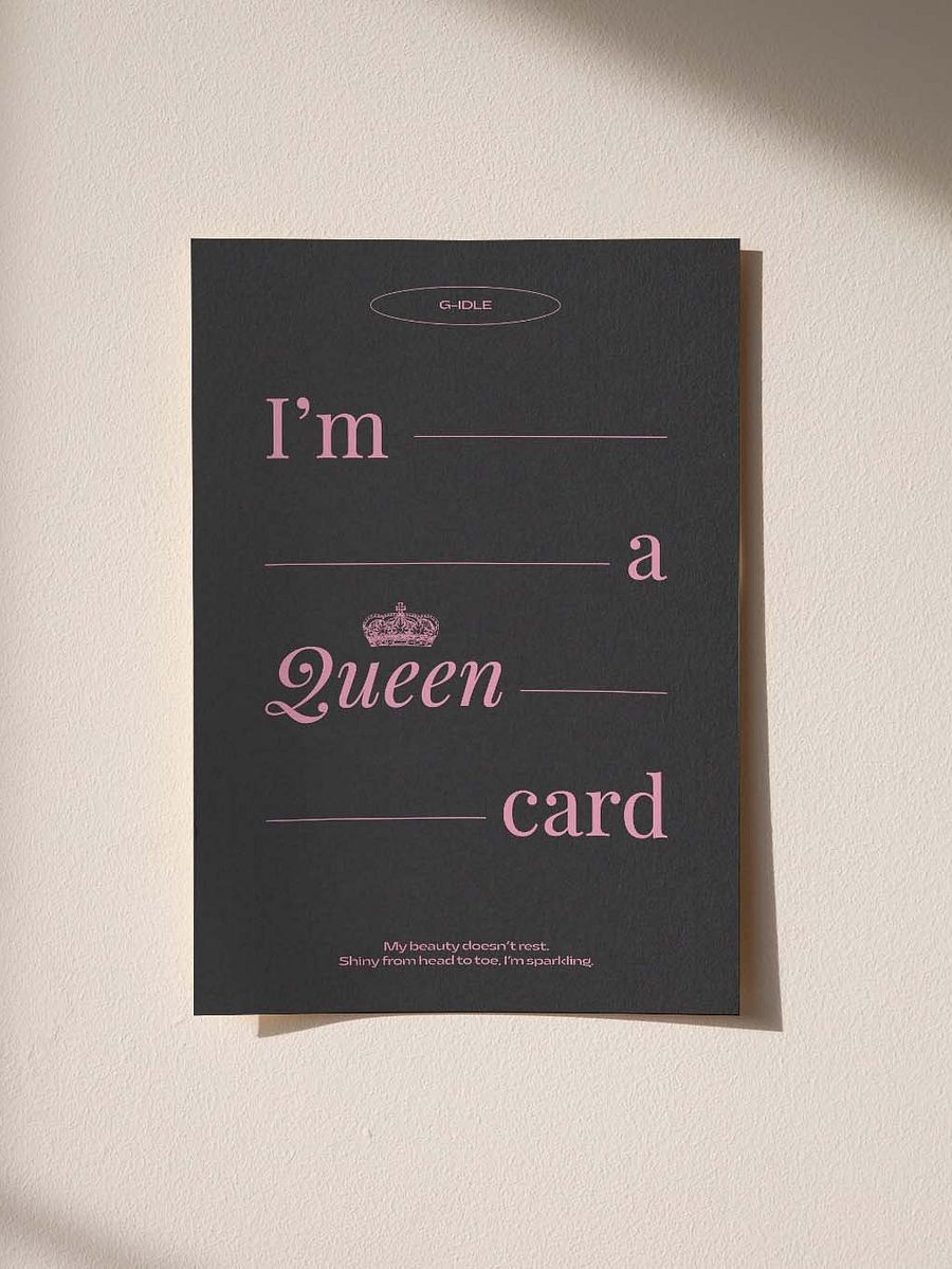 Queencard - G-IDLE KPOP Digital Printable Wall Art Poster (A1 SIZE) - Instant Download product image (2)