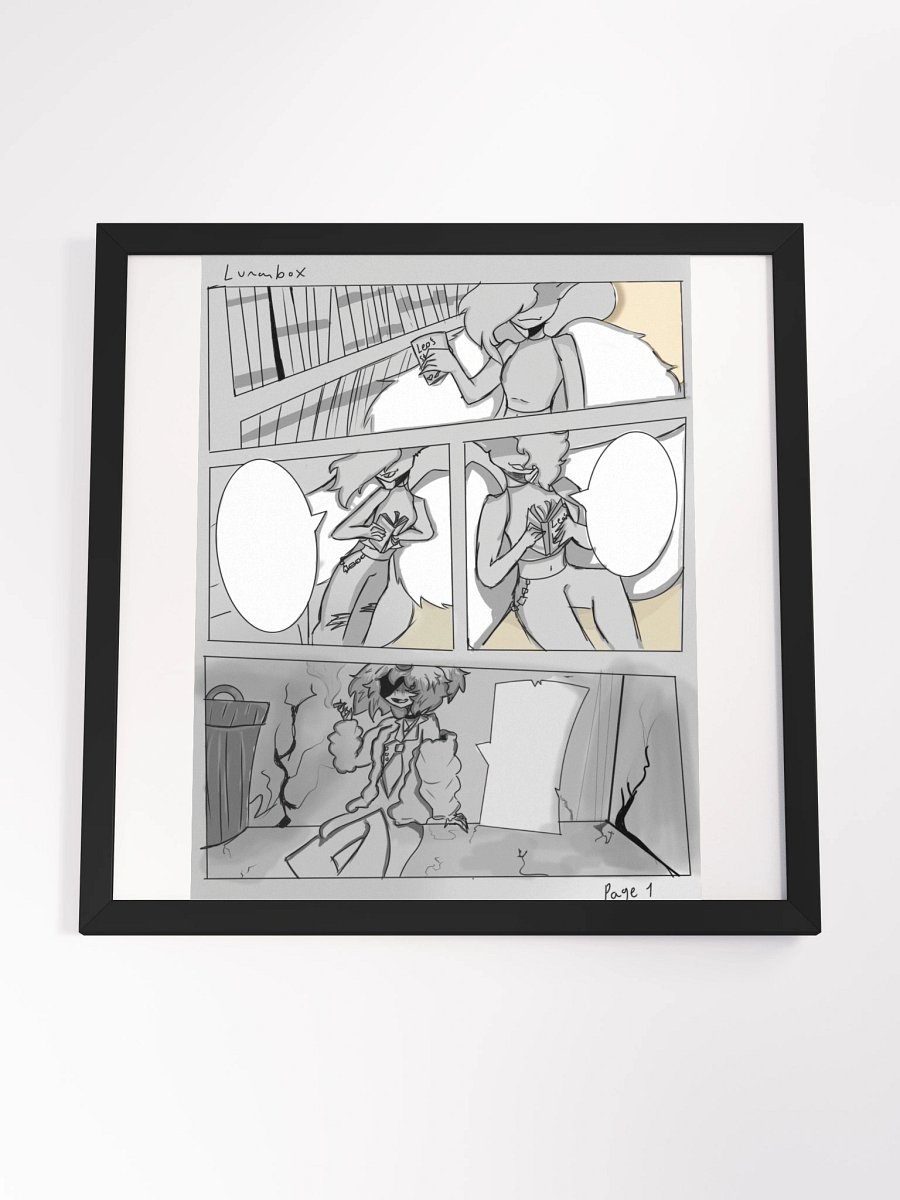 **LIMITED EDITION OF 20** Lunabox: Page 1 Teaser Print Framed Poster product image (4)