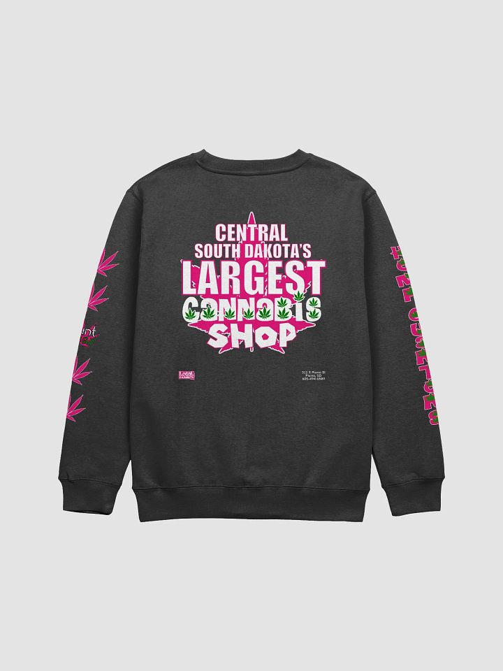 Hemp Quarters Pink Front/Read/Sleeves Black Sweat product image (2)