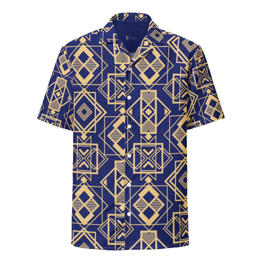 Golden Geometric Paradise Shirt product image (6)