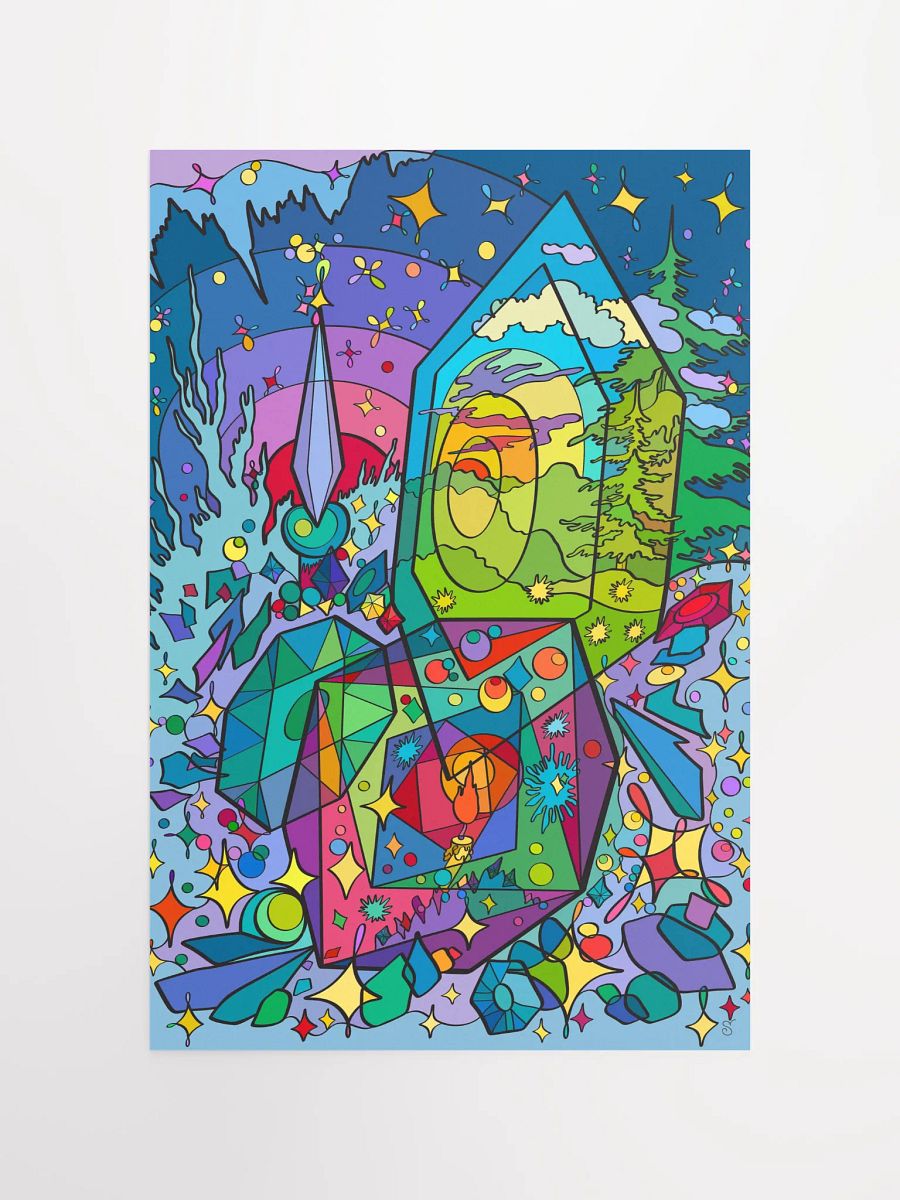 Vibrant Matte Poster Print - Prism of Times product image (4)