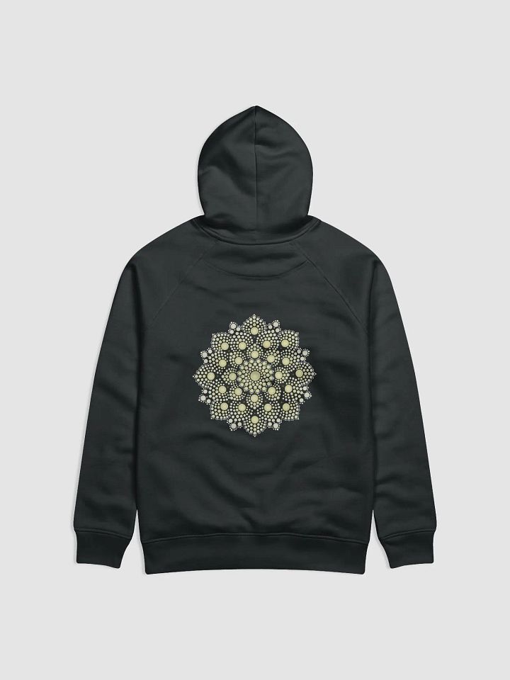 Yellow Dot Mandala Unisex Eco Hoodie product image (2)