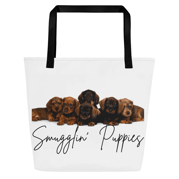 Smugglin' Puppies Tote Bag product image (1)