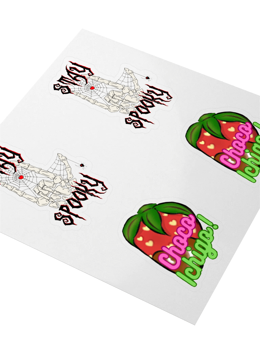 Stay Spooky! and Choco Ichigo! Kiss Cut Stickers product image (3)
