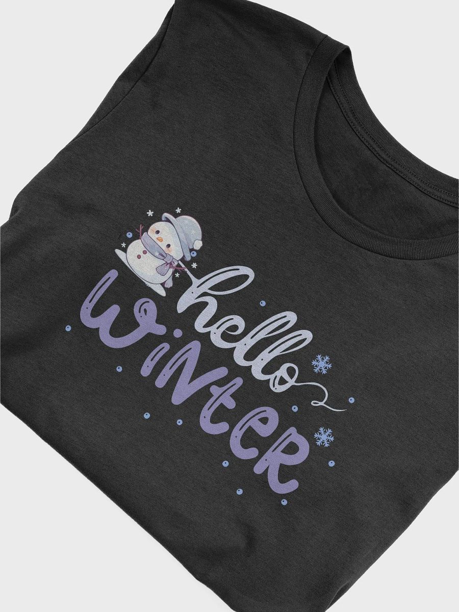 Hello Winter Snowman T-Shirt product image (7)